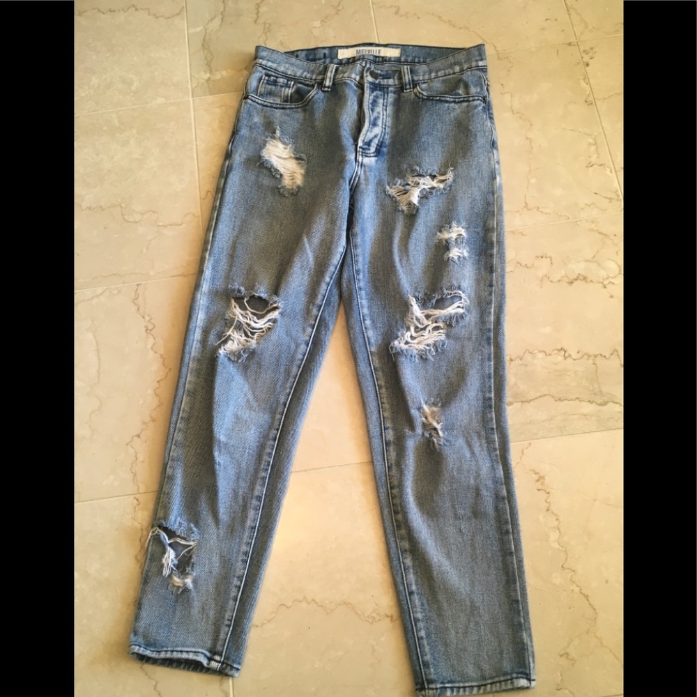 Melville Jeans Sz 26, distressed